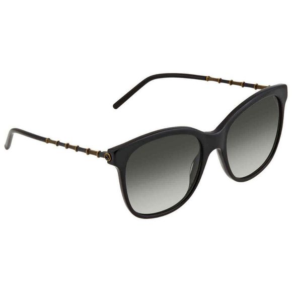 NEW Gucci Black and Grey Square Women's Sunglasses
